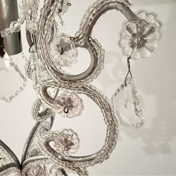 Hanging Chandelier Jewel Beaded Ceiling Pendant Light Shade - Picture 8 of 16